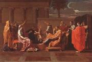 Nicolas Poussin Moses Trampling on the Pharaoh's Crown (mk08) Spain oil painting artist